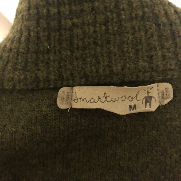 Smartwool green zip sweater - Picture 2 of 6